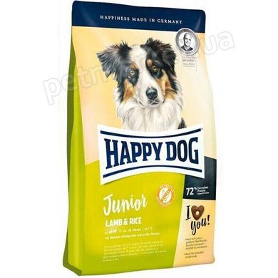 Happy Dog Junior Lamb & Rice - корм для щенков средних и крупных пород (ягненок/рис) - 1 кг Petmarket