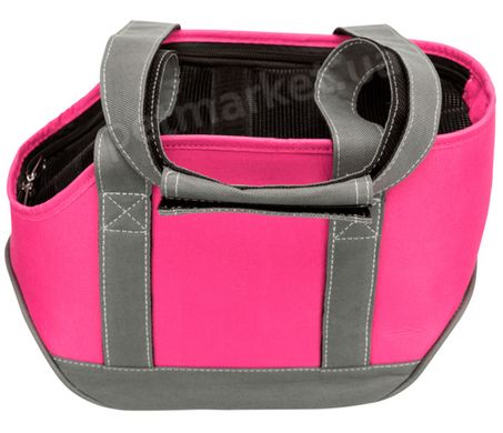 Trixie Alea сумка-переноска для собак и кошек - 30х16х20 см, Розовый/серый Petmarket