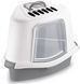 Stefanplast Sprint Corner Plus кутовий закритий туалет для котів - 40х56х40 см, Сірий Petmarket