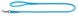 Collar WauDog GLAMOUR - шкіряний круглий поводок для собак - 122 см/6 мм Блакитний