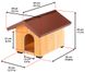 Ferplast DOMUS Mini - дерев'яна будка для собак %