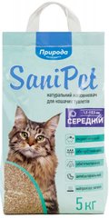 SaniPet впитывающий наполнитель для кошек, средний - 5 кг Petmarket