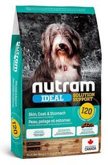 Nutram IDEAL Skin, Coat & Stomach - корм холістик для собак з чутливою шкірою або травленням (ягня/рис) - 20 кг % Petmarket
