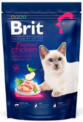 Brit Premium by Nature Sterilised Chicken - корм для стерилизованных кошек и котов (курица) - 1,5 кг Petmarket