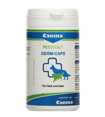 Canina Petvital Derm-Caps - добавка для кожи и шерсти собак и кошек - 100 капс. Petmarket