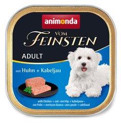 Animonda Vom Feinsten Adult Chicken & Cod - консерви для собак (курка/тріска), 150 г Petmarket