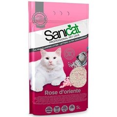 Sanicat ROSE D’ORIENTE Clumping - комкующийся наполнитель для кошек (аромат роз) Petmarket