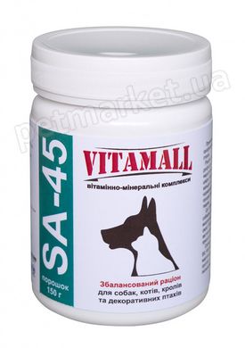 VitamAll SA-45 - витаминно-минеральный комплекс для животных и птиц - 150 г Petmarket