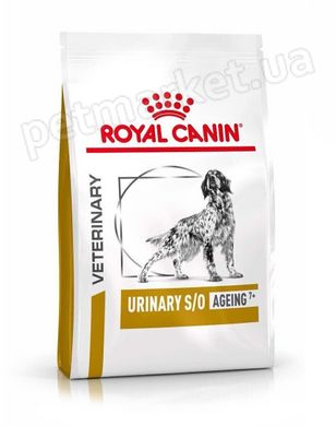 Royal Canin URINARY S/O AGEING 7+ - лікувальний корм для літніх собак при сечокам'яній хворобі, 8 кг % Petmarket