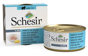 Schesir TUNA & PINEAPPLE - Тунець/Ананас - консерви для кішок, 75 г Petmarket