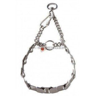 Sprenger NECK-TECH FUN Stainless - пластинчастий металевий нашийник з карабіном для собак - 60 см Petmarket