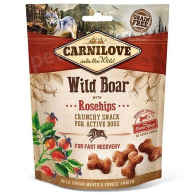Carnilove Dog Crunchy Wild Boar With Rosehips - ласощі для собак (дикий кабан/шипшина) Petmarket