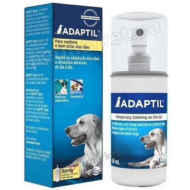 Ceva ADAPTIL Spray - успокаивающий спрей для собак при стрессе - 60 мл Petmarket