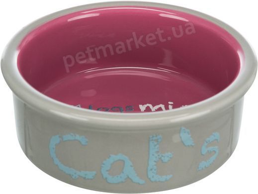 Trixie Bowl Set яскраві керамічні миски на підставці для котів - 300 мл х 2 шт. Petmarket