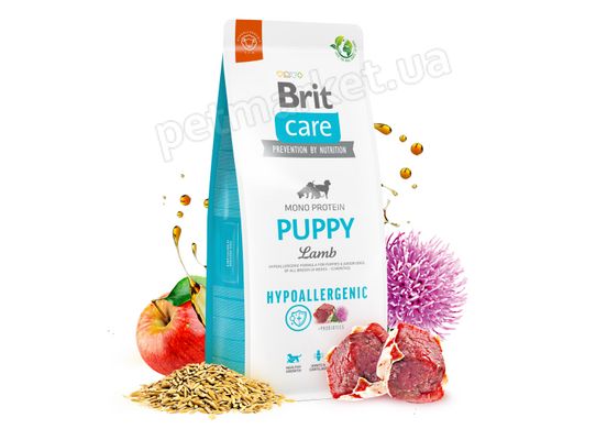 Brit Care Hypoallergenic Puppy гіпоалергенний корм для цуценят (ягня), 12 кг. Petmarket