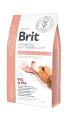Brit VetDiet RENAL - беззерновой корм для собак при почечной недостаточности (яйца/горох), 2 кг Petmarket