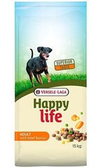 Happy Life ADULT with Beef - корм для собак всех пород (курица/говядина) - 15 кг Petmarket