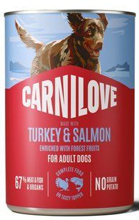 Carnilove SALMON & TURKEY - консерви для собак (лосось/індичка) - 400 г Petmarket