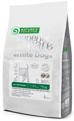 Nature's Protection Superior Care White Dogs Insect All Sizes and Life Stages - корм для собак всех размеров и стадий развития с белой шерстью (насекомые) Petmarket