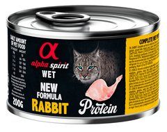 Alpha Spirit Adult Cat Rabbit - консервы для кошек (кролик) Petmarket