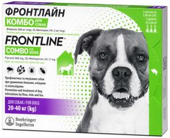 Merial Frontline Combo краплі від бліх та кліщів для собак вагою 20-40 кг - 1 піпетка % Petmarket