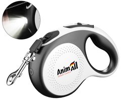 AnimAll поводок-рулетка с LED фонариком для собак Petmarket
