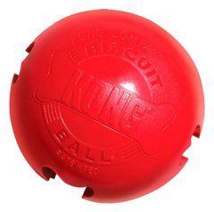 Kong BISCUIT BALL - Мяч для лакомств - игрушка для собак - S, красный % Petmarket