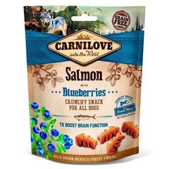 Carnilove Dog Crunchy SALMON With BLUEBERRIES - ласощі для собак (лосось/чорниця) Petmarket