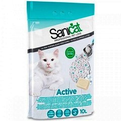 Sanicat ACTIVE Clumping - Актив - комкующийся наполнитель для кошек Petmarket