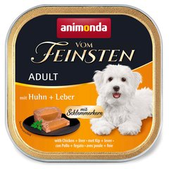 Animonda Vom Feinsten Adult Chicken & Liver - консервы для собак (курица/печень) Petmarket