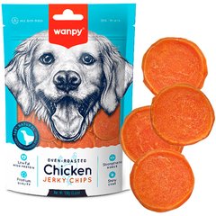 Wanpy Chicken Jerky Chips - Чіпси курячі в’ялені - ласощі для собак Petmarket