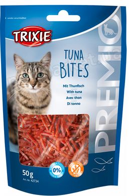 Trixie PREMIO Tuna Bites - лакомство для кошек (тунец) - 50 г Petmarket