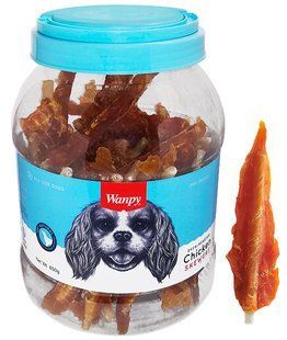 Wanpy Chicken Insert Rawhide - Рулет з курячого філе - ласощі для собак Petmarket