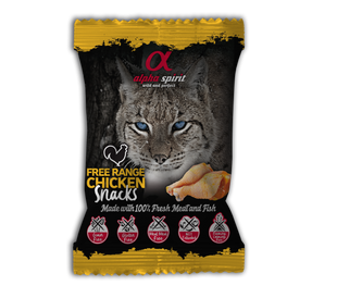 Alpha Spirit Snacks Turkey напіввологі ласощі з індички для котів - 50 г Petmarket