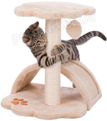 Trixie Junior Vitoria игровой комплекс с когтеточкой для котят - 43 см, Бежевый % Petmarket
