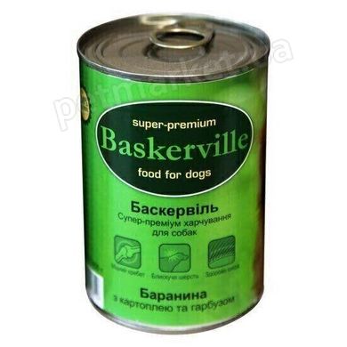 Baskerville БАРАНИНА с картофелем и тыквой - консервы для собак - 800 г Petmarket