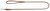 Collar WauDog SOFT - шкіряний круглий поводок для собак - 183 см/4 мм, Чорний Petmarket