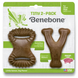 Benebone Tiny 2-Pack - набор из 2 прочных жевательных игрушек со вкусом бекона для собак мини пород