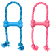Kong Puppy Goodie Bone - косточка с веревкой для щенков мини пород - XS