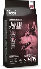 Prima Dog Grain Free Adult All Breeds беззерновий корм для собак (лосось/картопля) - 10 кг Petmarket
