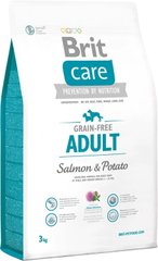 Brit Care Grain-Free Salmon & Potato - беззерновий корм для собак дрібних и середніх порід (лосось/картопля) - 1 кг Petmarket