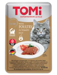 Tomi POULTRY in Tomato Jelly - Птица в томатном желе - консервы для кошек - 100 г Petmarket
