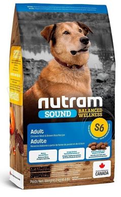 Nutram SOUND Adult - корм холістик для собак (курка/рис) - 20 кг % Petmarket