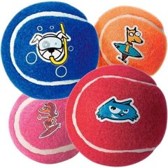 Rogz MOLECULE BALL M - теннисный мяч - игрушка для мелких и средних пород собак - оранжевый Petmarket