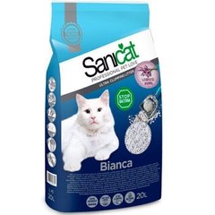 Sanicat BIANCA LAVENDER Clumping - антибактеріальний грудкуючий наповнювач для кішок (аромат лаванди) Petmarket