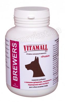 VitamAll BREWERS - витаминно-минеральная добавка для собак крупных пород - 90 табл. Petmarket