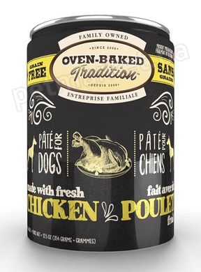 Oven-Baked Tradition CHICKEN Grain Free - влажный беззерновой корм для собак (курица) - 354 г Petmarket