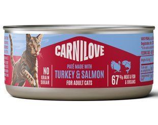 Carnilove TURKEY & SALMON - вологий корм для котів (індичка/лосось) Petmarket