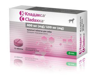 KRKA КЛАДАКСА 500 мг - (амоксицилін/клавуланова кислота) 12 табл Petmarket