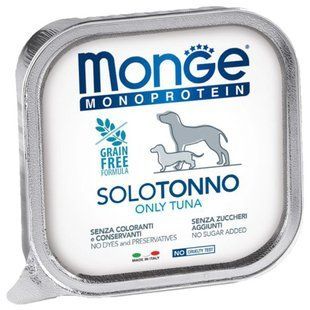 Monge Monoprotein Dog Solo Tuna &ndash; монопротеиновые консервы для собак с тунцом Petmarket